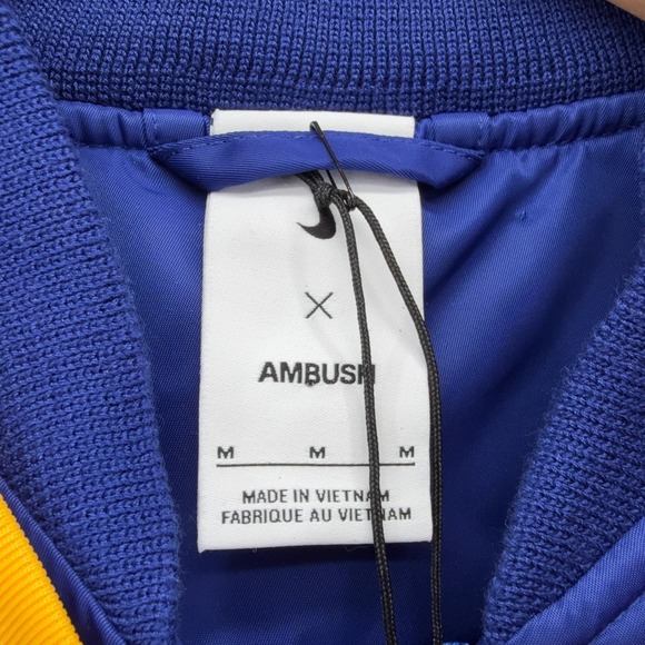 Nike x Ambush Jersey Jacket Royal Blue Full‎ Zip Mens Size Medium DX6916-455 NEW - Picture 6 of 16